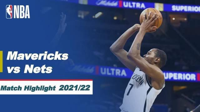 Berita highlights NBA, pertandingan antara Dallas Mavericks melawan Brooklyn Nets dalam pertandingan lanjutan NBA 2021/2022, Kamis (17/3/2022).