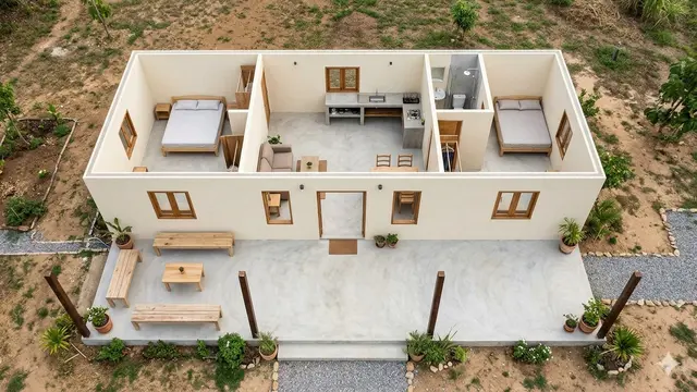 Desain Rumah Minimalis Sederhana di Desa (Foto: Gemini AI)