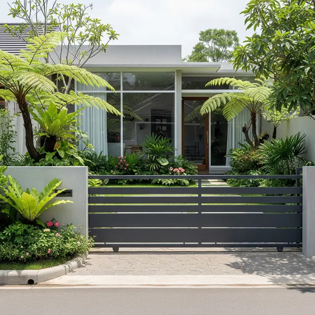 9 Model Pagar Besi Dorong Rumah Minimalis, Solusi Estetis dan Fungsional