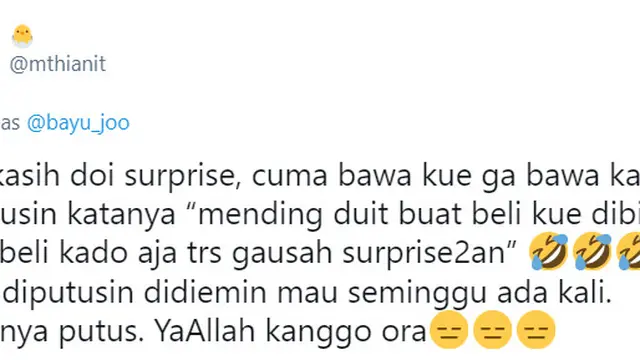 Kocak, 6 Alasan Putus Cinta Paling Absurd Ini Bikin Gelang Kepala