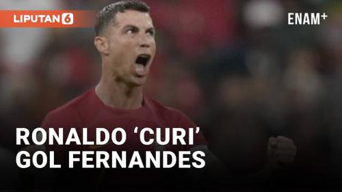 VIDEO: Momen Ronaldo 'Curi' Gol Fernandes di Piala Dunia