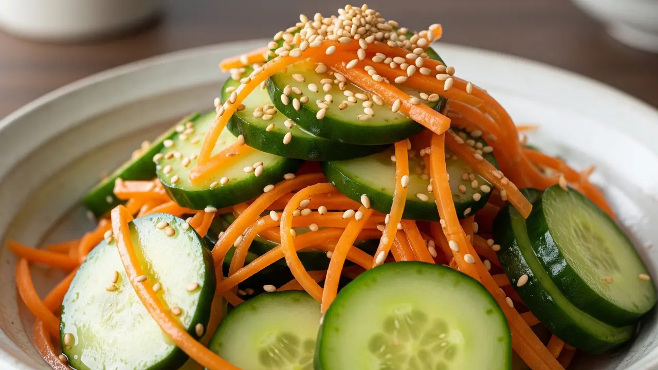 Resep Salad Timun Jepang dan Wortel (Image by Gemini AI)