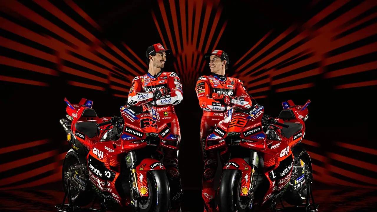 Pecco Bagnaia dan Marc Marquez