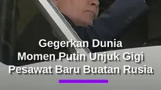 Presiden Rusia Vladimir Putin meninjau tiga pesawat penumpang terbaru milik Rusia di Institut Penelitian Penerbangan Gromov di Zhukovsky, wilayah Moskow, pada hari Rabu (24/6).

Dalam kunjungan tersebut Putin terlihat memasuki dan menjajal duduk di kokpit pesawat pesawat penumpang jarak menengah ...