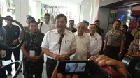 Menko Kemaritiman Luhut Binsar Panjaitan di sela-sela Rapim TNI-Polri. (Foto: Liputan6.com/Nafiysul Qodar)