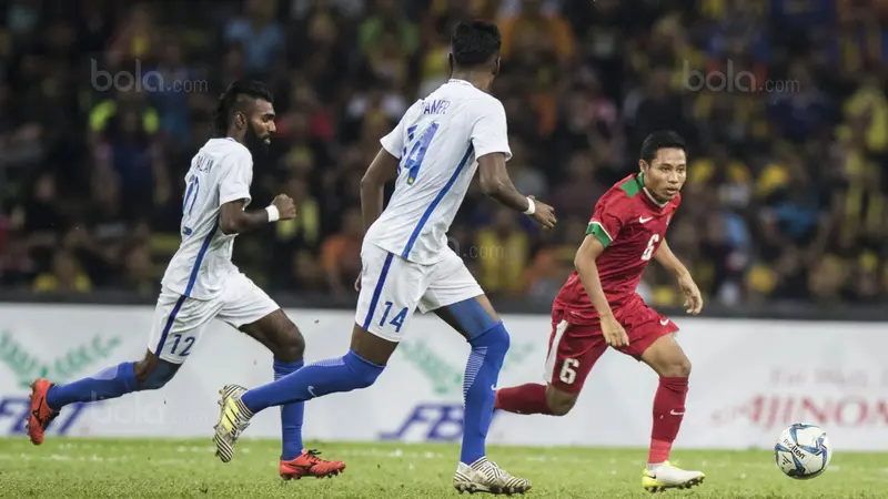 FOTO: Goyangan Khas Evan Dimas saat Hadapi Malaysia