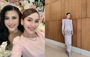 Potret Kalung Silver Ayu Ting Ting saat Hadiri Pernikahan Boiyen, Elegan dan Jadi Sorotan (Foto: Instagram/ayutingting92)