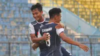 Nasir jadi satu di antaranya beberapa pemain Arema yang diprediksi mencuat di Liga 1 2018. (Bola.com/Iwan Setiawan)