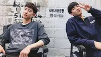 Lee Je Hoon (kiri) berpotongan wolf cut untuk perannya di Move To Heaven. (dok. Instagram @leejehoon_official/https://www.instagram.com/p/CO8LPiJthRY/Dinny Mutiah)