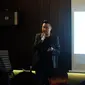 Steven Suhadi, Co Founder Blocktech saat presentasi di ICO World Tour. Dok: Blocktech