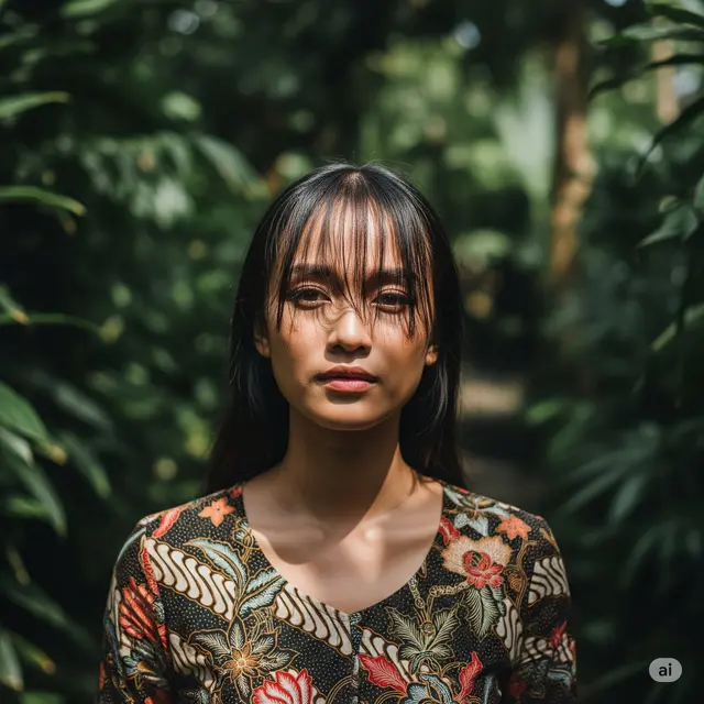 Model Rambut Tipis dan Lepek untuk Wanita Jidat Lebar. Foto: Gemini