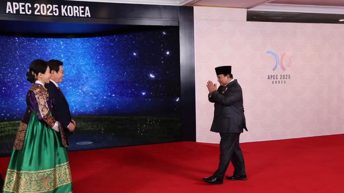 Momen Prabowo Disambut Hangat di Gala Dinner APEC 2025, Dihibur Pertunjukan Budaya Korsel
