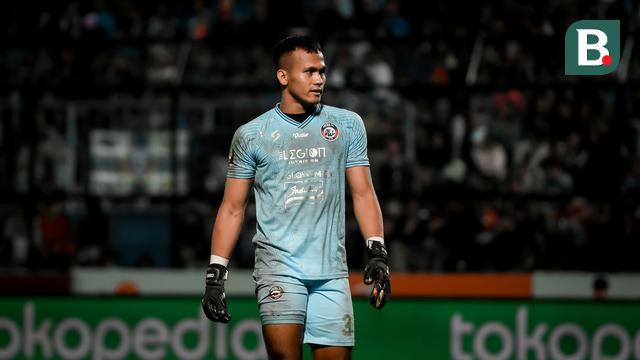 Kiper ketiga Arema Andriyas Francisco