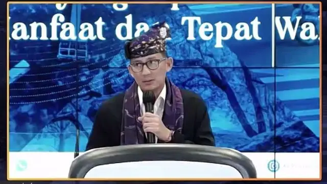 Menparekraf Sandiaga Uno di The Weekly Brief with Sandi Uno, Senin, 11 September 2023