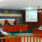 Sidang Bupati Bengkalis non aktif Amril Mukminin di Pengadilan Tipikor pada Pengadilan Negeri Pekanbaru. (Liputan6.com/M Syukur)