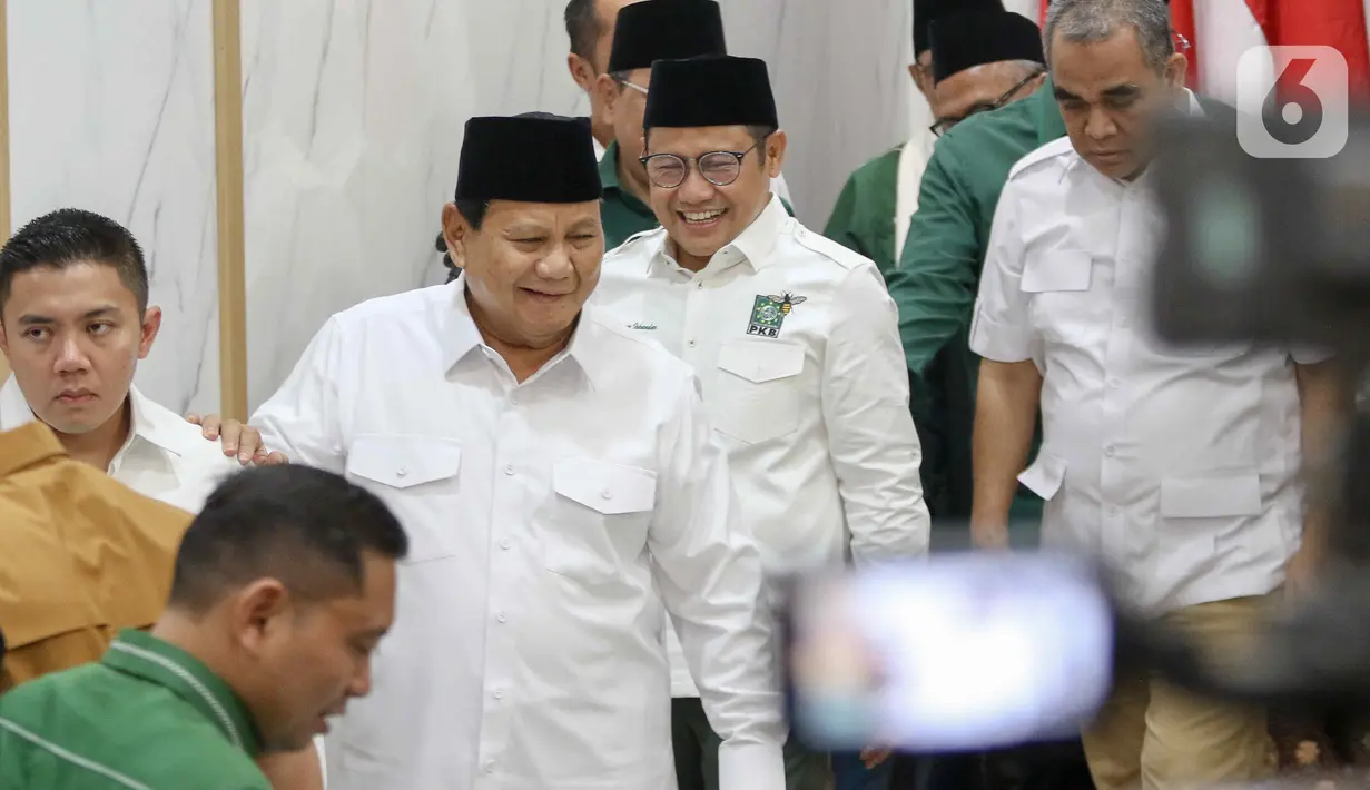 Hal senada diungkap mantan cawapres nomor urut 01 yang juga Ketua Umum Partai Kebangkitan Bangsa (PKB), Muhaimin Iskandar. (Liputan6.com/Herman Zakharia)