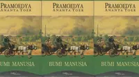Novel Bumi Manusia karya Pramoedya Ananta Toer, bagian pertama dari Tetralogi Pulau Buru.