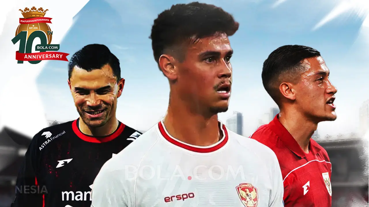 Artikel 10 tahun Bola.com - Pemain Timnas Indonesia dengan Nilai Pasar Tertinggi