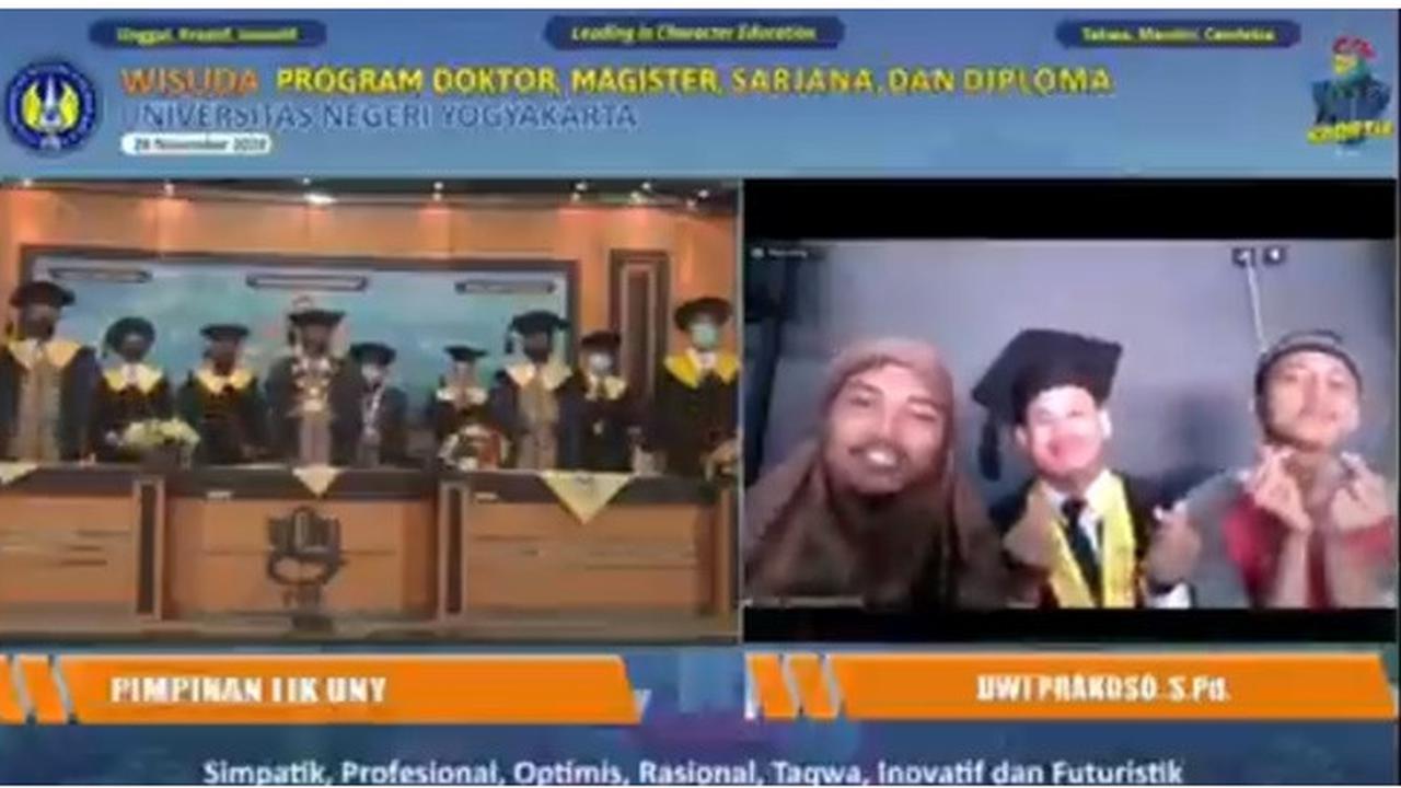 Viral Teman Cosplay Jadi Orang Tua Wisudawan, Warganet Salah Fokus Ibunya Berkumis
