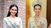 Melliza Xaviera Putri Yulian, sebelah kiri, allyson sebelah kanan, kompak mengenakan batik ( dok. Instagram @malaysianbeautypageantfc2.0/https://www.instagram.com/p/DQ6F-a6E0Py/?igsh=NXR5MnJrcXR5dGl3/faqihnuriman)