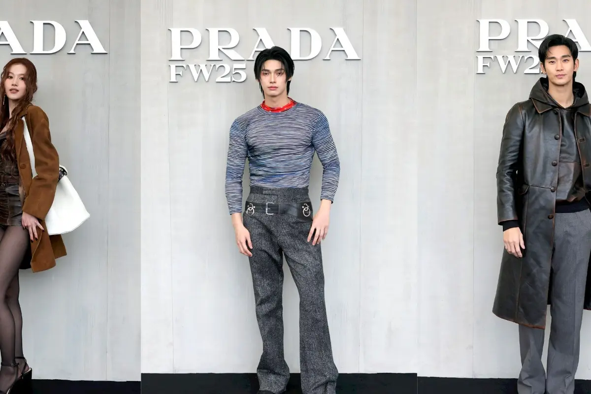 6 Gaya Memukau Artis Hadiri Prada Uomo FW25 Show, dari Sana TWICE, Win Metawin, hingga Kim Soo Hyun