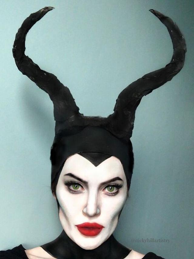 Wanita Ini Buat Ilusi Optik hingga Wajah Seleb dari Makeup, 7 Hasilnya Mengagumkan