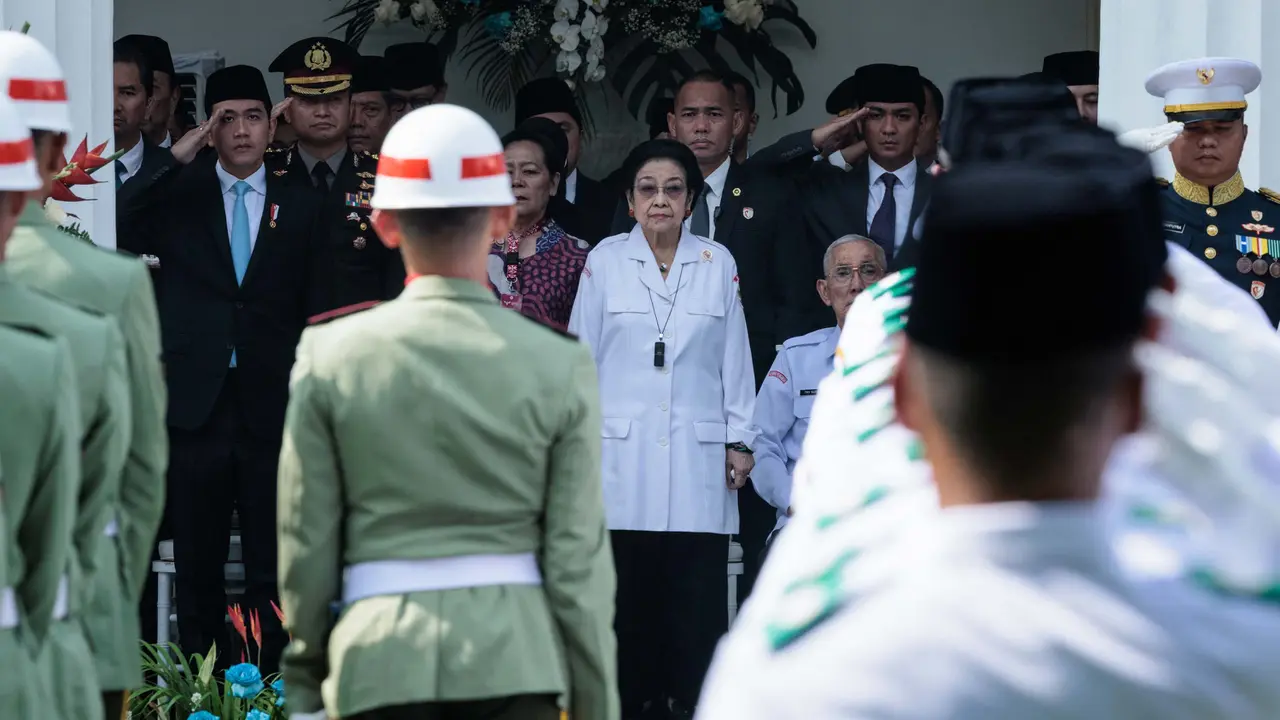 Momen Upacara Peringatan Hari Lahir Pancasila, Prabowo-Gibran Bertemu Megawati