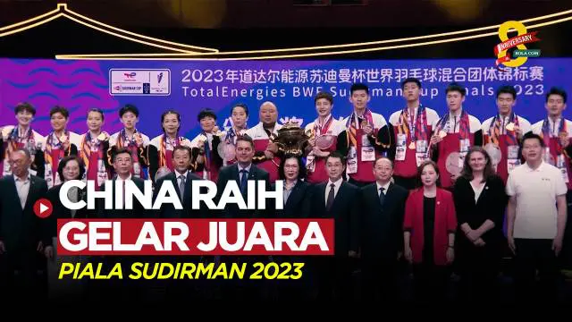 Berita Video, Highlights kemenangan China di Piala Sudirman 2023 pada Minggu (21/5/2023)