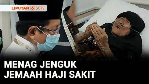  Menag Nasaruddin Jenguk Puluhan Jemaah Haji yang Sakit di Makkah