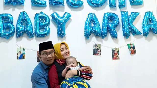 6 Momen Kebersamaan Ridwan Kamil dan Putra Angkat