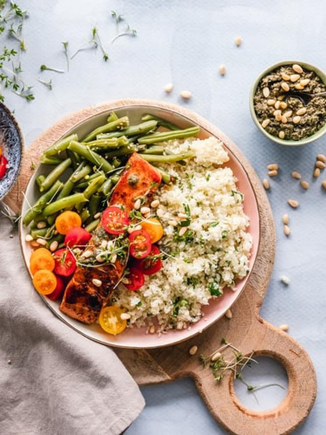 Ilustrasi makanan sehat