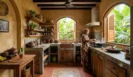 7 Inspirasi Dapur Bergaya Mediterania yang Unik, Desain Hangat dan Estetik
