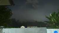 Gunung Ibu Erupsi Dahsyat Senin Dini Hari 14 Oktober 2024, Kolom Abu Capai 2.000 Meter