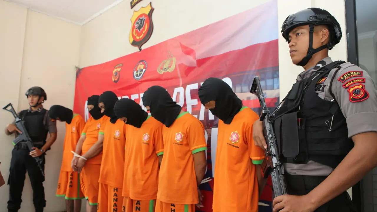 Sekeluarga pelaku pembunuhan di Bogor (Liputan6.com/Achmad Sudarno)