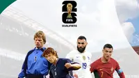 Piala Dunia - Oliver Kahn, Paolo Maldini, Karim Benzema, Cristiano Ronaldo (Bola.com/Adreanus Titus)
