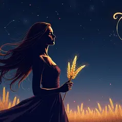 logo ramalan zodiak virgo (sumber: AI generated)
