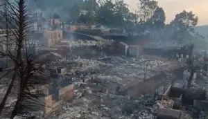 70 Rumah Kampung Adat di Sukabumi Dilalap Api