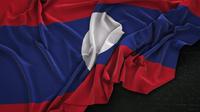 Ilustrasi bendera negara Laos. (Photo by natanaelginting on Freepik)