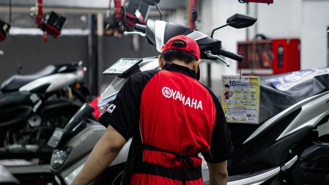 Servis di bengkel resmi Yamaha
