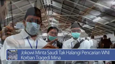 Daily TopNews hari ini akan menyajikan berita seputar Jokowi yang meminta Saudi untuk tidak menghalangi pencarian WNI korban tragedi Mina. Seperti apa berita lengkapnya? Simak dalam video berikut.