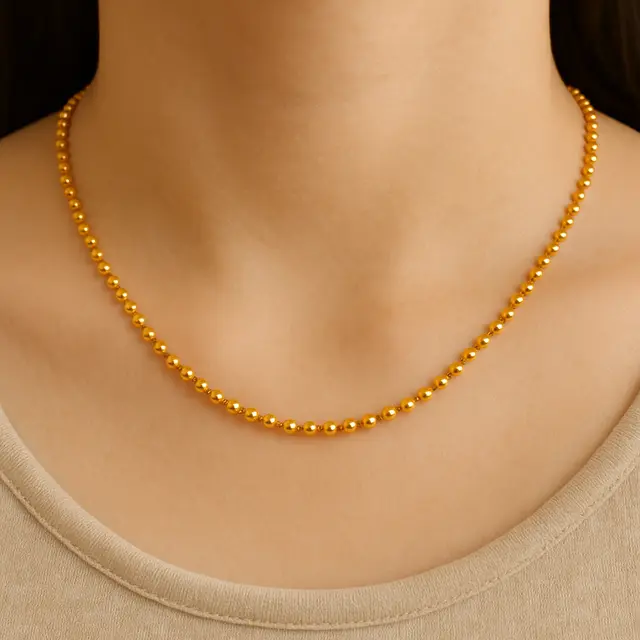 Model Kalung Emas 24 Karat untuk Anak Muda (Foto: ChatGPT)