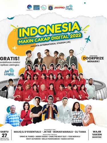 Indonesia Makin Cakap Digital akan diselenggarakan di Jakarta International Stadium (JIS), Jakarta