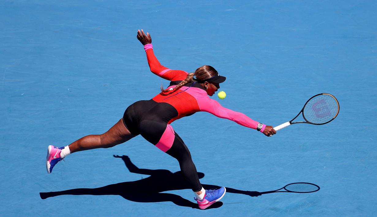 Serena Williams mengatakan bahwa Florence Griffith-Joyner mempunyai gaya kostum yang menakjubkan. (Foto: AFP/David Gray)