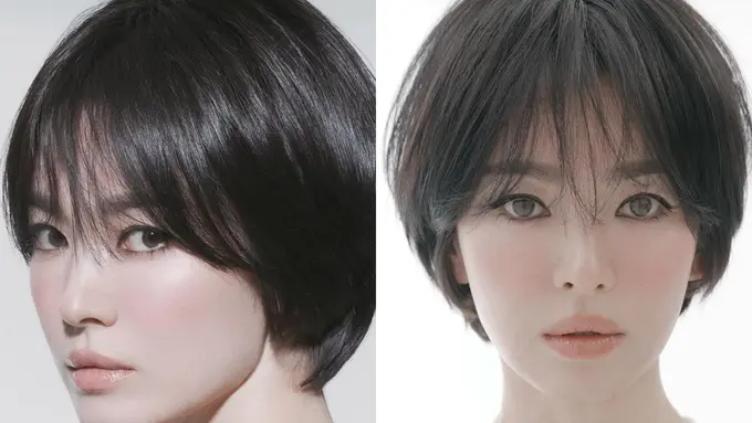 8 Potret Gothic Look Song Hye Kyo yang Nampang di Majalah Vogue, Bak Boneka Hidup di Usia 43 Tahun