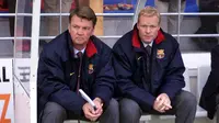 Ronald Koeman jadi asisten Louis van Gaal. (Dok Barcelona)