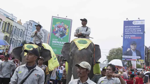 Pawai Obor Asian Games 2018
