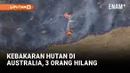 Kebakaran hutan besar melanda negara bagian Victoria, Australia, dipicu gelombang panas dan angin kencang. Sejumlah rumah hancur dan tiga orang dilaporkan belum ditemukan. Pemerintah mengimbau warga segera mengungsi dan mengikuti arahan darurat.