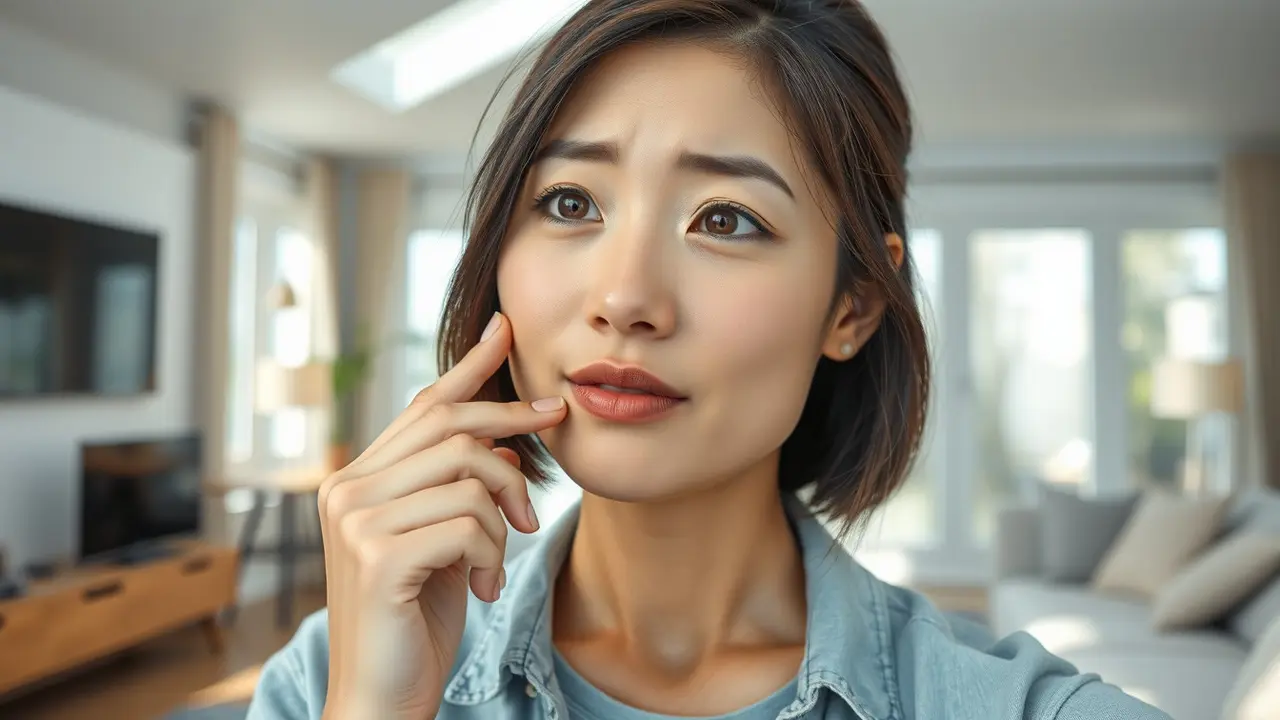 arti kedutan bibir kanan atas