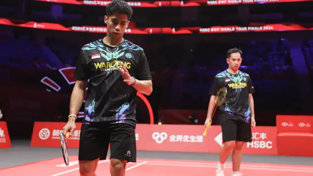 Sabar Karyaman Gutama/Moh Reza Pahlevi Isfahani - BWF World Tour Finals 2024 - Bulu Tangkis
