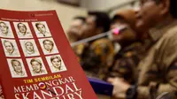 Sebuah buku berjudul 'Tim 9 Membongkar Skandal Century' diluncurkan di Komplek Parlemen, Jakarta, Rabu (12/11/2014)(Liputan6.com/Andrian M Tunay) 